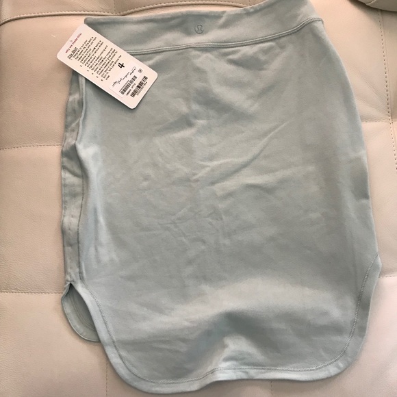 NWT MTYG LULULEMON CITY SKIRT MINTY GREY - - 4 - Picture 4 of 7